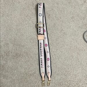 LV Pink and Black Strap